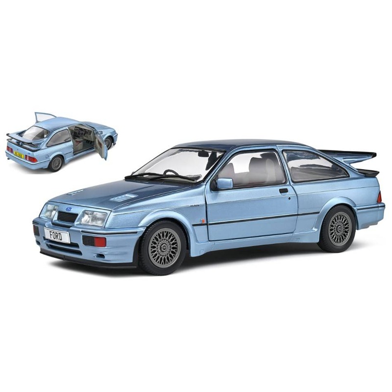 SCALE MODEL COMPATIBLE WITH FORD SIERRA RS 500 1987 LIGHT BLUE 1:18 SOLID SL1806106