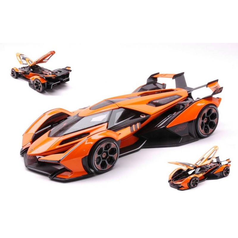 SCALE MODEL COMPATIBLE WITH LAMBORGHINI V12 VISION GRAN TURISMO 2021 ORANGE 1:18 MAISTO MI36454O