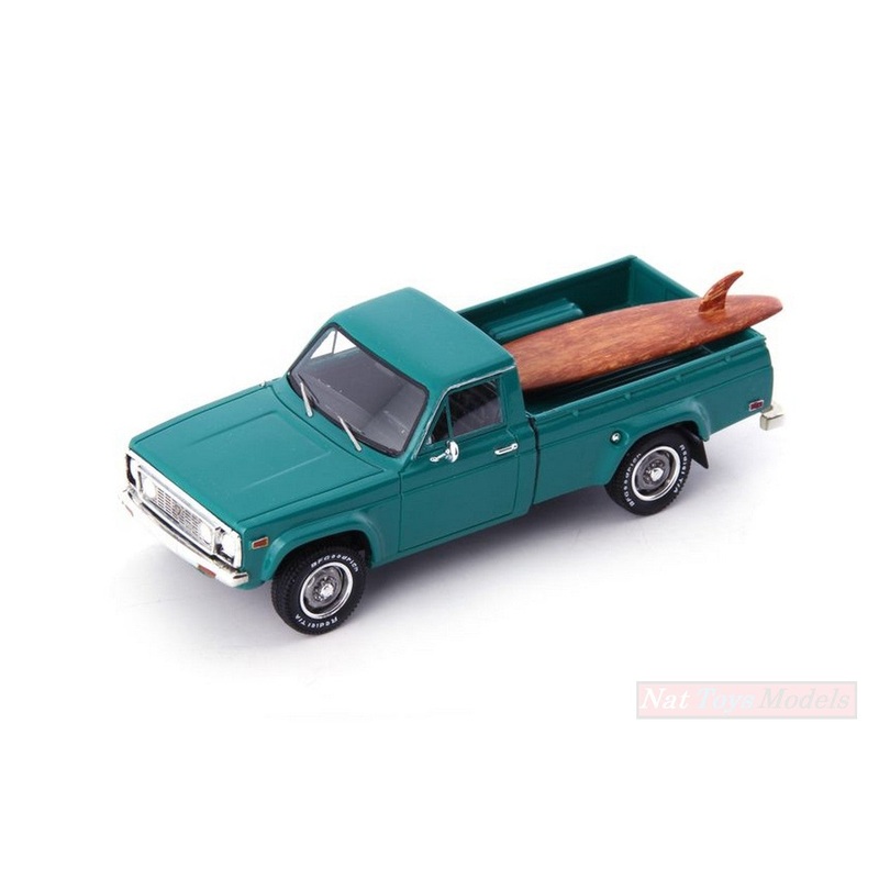 SCALE MODEL COMPATIBLE WITH MAZDA ROTARY PICK-UP (WITH SURF BOARD) 1974 TURQUOISE 1:43 AUTOCULT ATC08012