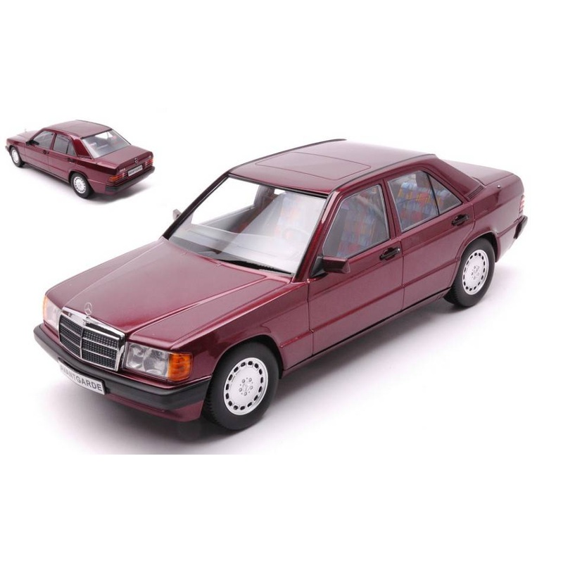 SCALE MODEL COMPATIBLE WITH MERCEDES 190E 1.8 AVANTGARDE W201 1993 RED 1:18 TRIPLE 9 T9-1800310