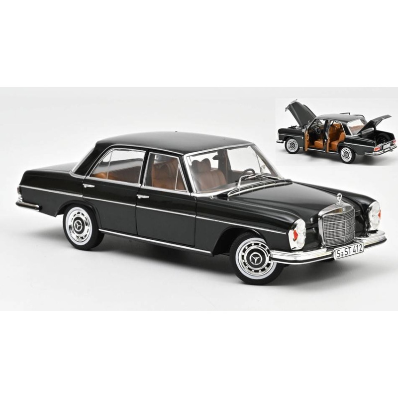 SCALE MODEL COMPATIBLE WITH MERCEDES 280 SE 1968 GREEN METALLIC 1:18 NOREV NV183935