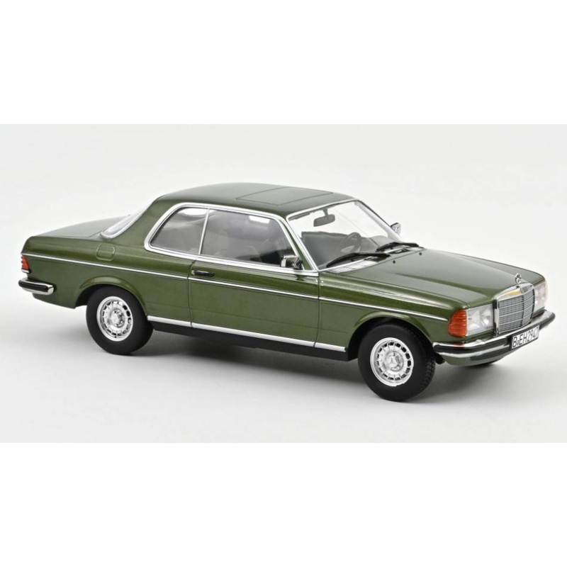 SCALE MODEL COMPATIBLE WITH MERCEDES 280CE 1980 GREEN METALLIC 1:18 NOREV NV183704