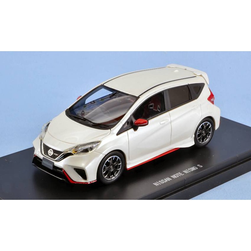 SCALE MODEL COMPATIBLE WITH NISSAN NOTE NISMO S BRILLIANT WHITE PEARL 1:43 EBBRO EB45491