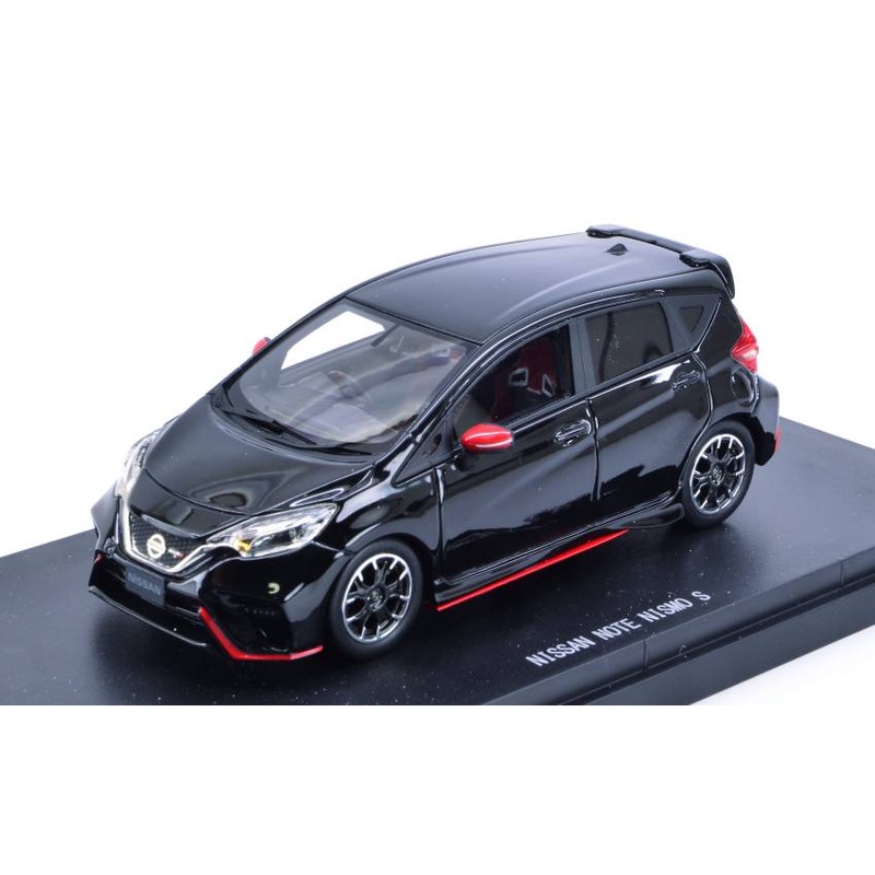 SCALE MODEL COMPATIBLE WITH NISSAN NOTE NISMO S SUPER BLACK 1:43 EBBRO EB45492