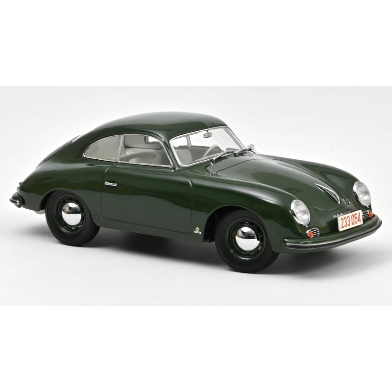 SCALE MODEL COMPATIBLE WITH PORSCHE 356 COUPE' 1954 GREEN 1:18 NOREV NV187453