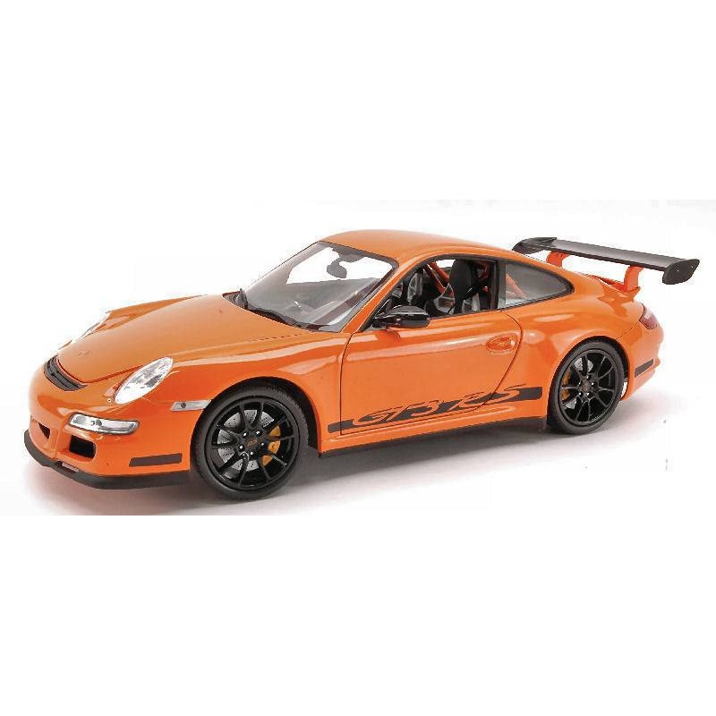 SCALE MODEL COMPATIBLE WITH PORSCHE 911 GTR 3 RS (997) 2007 ORANGE 1:18 WELLY WE1609