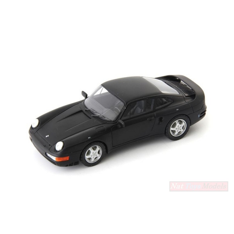 SCALE MODEL COMPATIBLE WITH PORSCHE 965 V8 PROTOTYPE 1988 DULL BLACK 1:43 AUTOCULT ATC06031