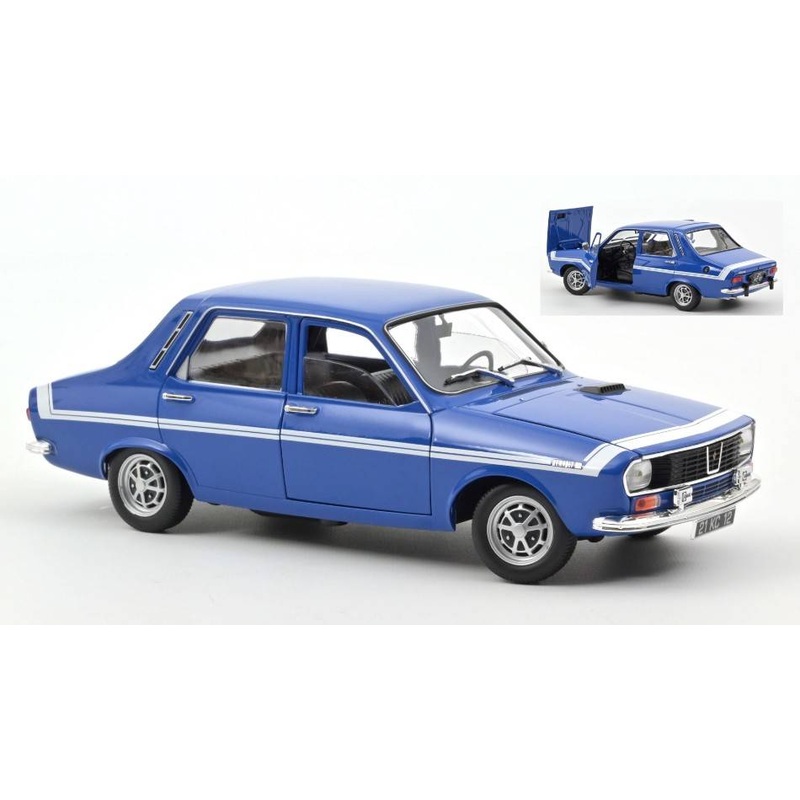SCALE MODEL COMPATIBLE WITH RENAULT 12 GORDINI 1971 BLEU-DE-FRANCE 1:18 NOREV NV185210