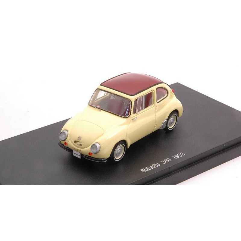 SCALE MODEL COMPATIBLE WITH SUBARU 360 1958 BEIGE/BROWN 1:43 EBBRO EB45685