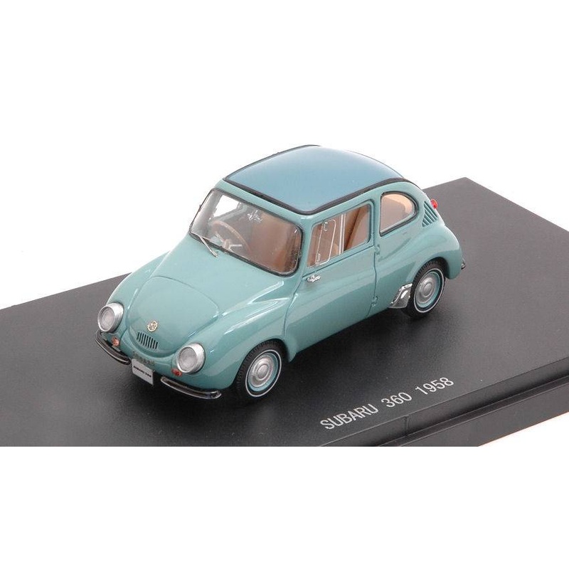 SCALE MODEL COMPATIBLE WITH SUBARU 360 1958 PASTEL BLUE 1:43 EBBRO EB45686