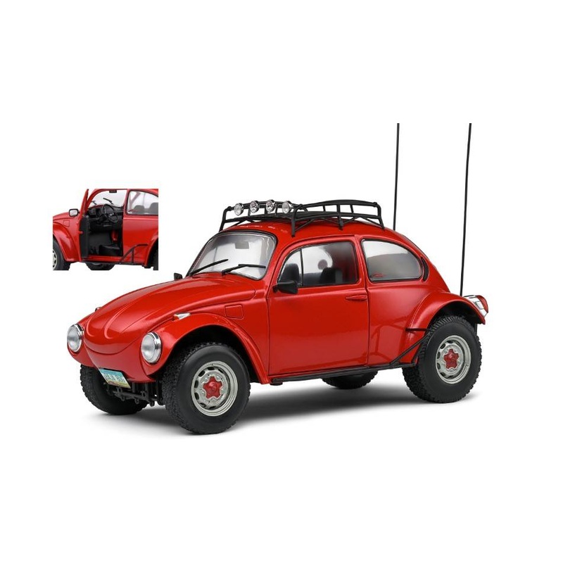 SCALE MODEL COMPATIBLE WITH VOLKSWAGEN BAJA 1975 RED 1:18 SOLID SL1809602