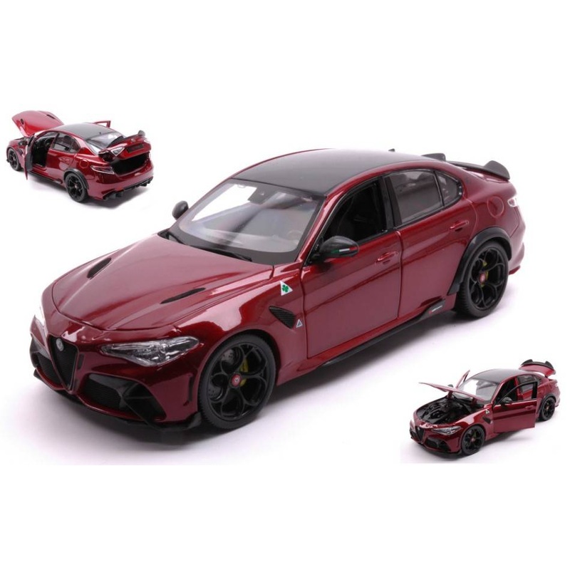 SCALE MODEL COMPATIBLE WITH ALFA ROMEO GIULIA GTA 2020 METALLIC RED 1:18 BURAGO BU11048