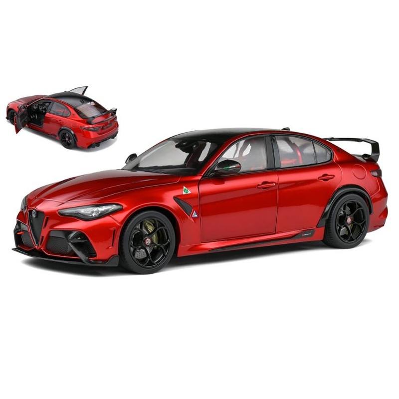 SCALE MODEL COMPATIBLE WITH ALFA ROMEO GIULIA GTA M 2021 THREE-LAYER RED 1:18 SOLID SL1806901