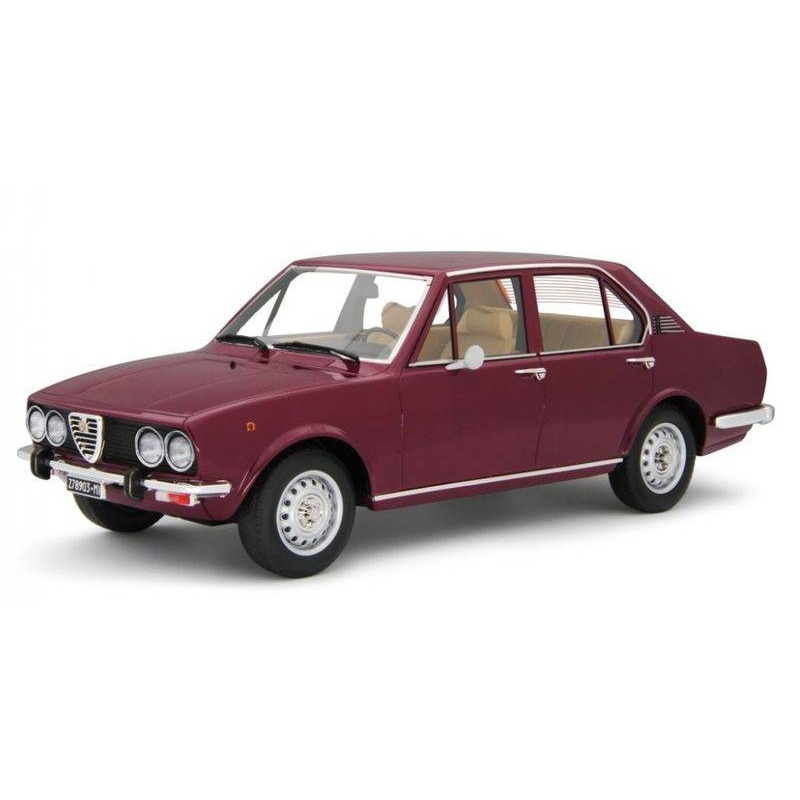 SCALE MODEL COMPATIBLE WITH ALFETTA 1.8 (WIDE SCUDO) 1975 PRUNE 1:18 LAUDO RACING LM137B