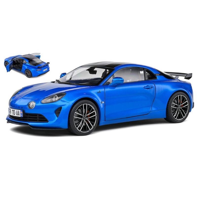SCALE MODEL COMPATIBLE WITH ALPINE A110S PACK AERO 2023 BLUE 1:18 SOLID SL1801622