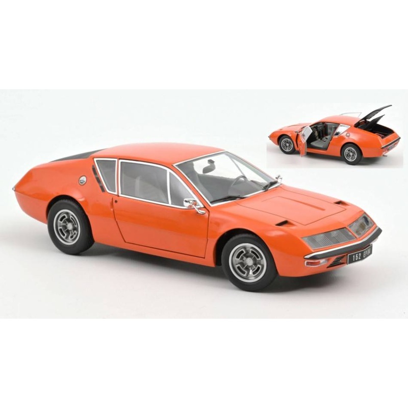 SCALE MODEL COMPATIBLE WITH ALPINE A310 1600 VF 1974 ACROPOLIS ORANGE 1:18 NOREV NV185402