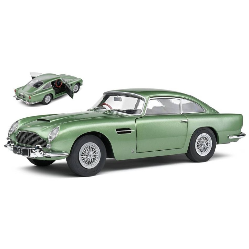 SCALE MODEL COMPATIBLE WITH ASTON MARTIN DB5 1964 GREEN 1:18 SOLID SL1807102