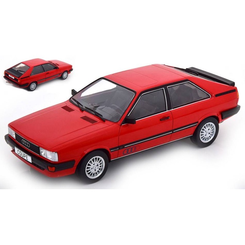 SCALE MODEL COMPATIBLE WITH AUDI COUPE GT 1980 RED 1:18 MODELCARGROUP MCG18316