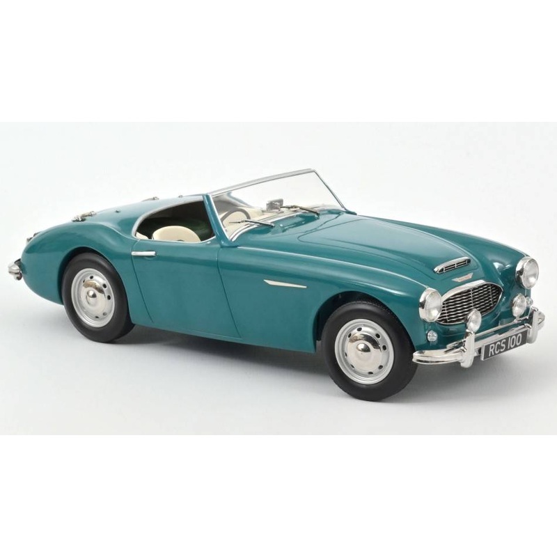 SCALE MODEL COMPATIBLE WITH AUSTIN HEALEY 3000 Mk.1 1959 GREEN 1:18 NOREV NV182600
