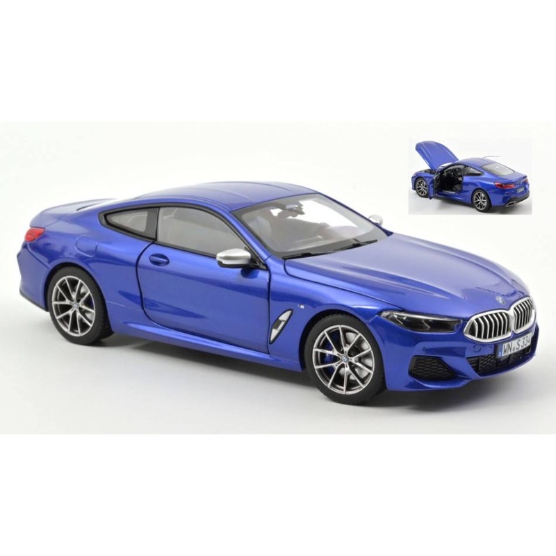 SCALE MODEL COMPATIBLE WITH BMW M850i 2019 BLUE METALLIC 1:18 NOREV NV183286