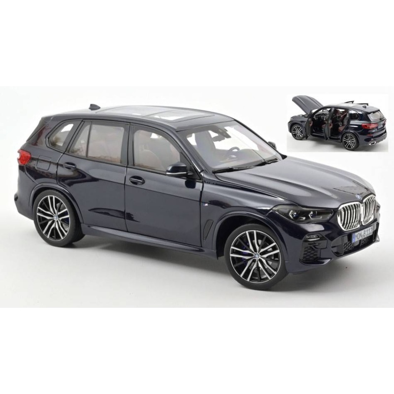 SCALE MODEL COMPATIBLE WITH BMW X5 2019 BLUE METALLIC 1:18 NOREV NV183283