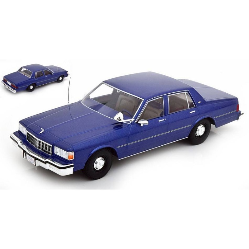 SCALE MODEL COMPATIBLE WITH CHEVROLET CAPRICE FBI POLICE MET.DARK BLUE 1:18 MODELCARGROUP MCG18388