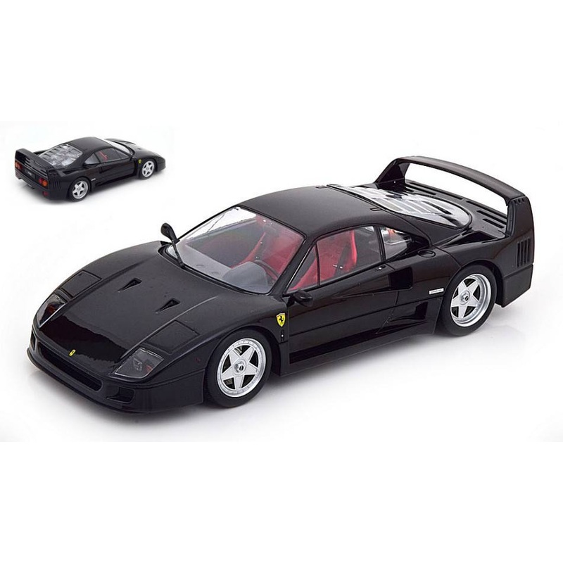 SCALE MODEL COMPATIBLE WITH FERRARI F40 1987 BLACK 1:18 KK SCALE KKDC180693