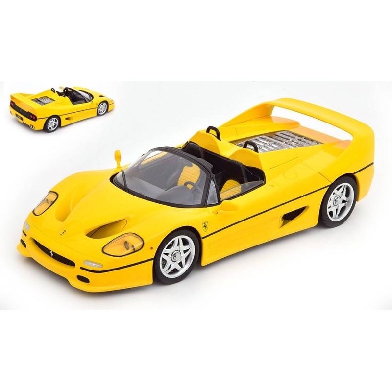 SCALE MODEL COMPATIBLE WITH FERRARI F50 CONVERTIBLE 1995 YELLOW 1:18 KK SCALE KKDC180952