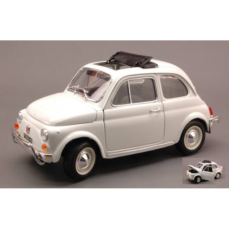 SCALE MODEL COMPATIBLE WITH FIAT 500 L 1968 WHITE 1:18 BURAGO BU12035W
