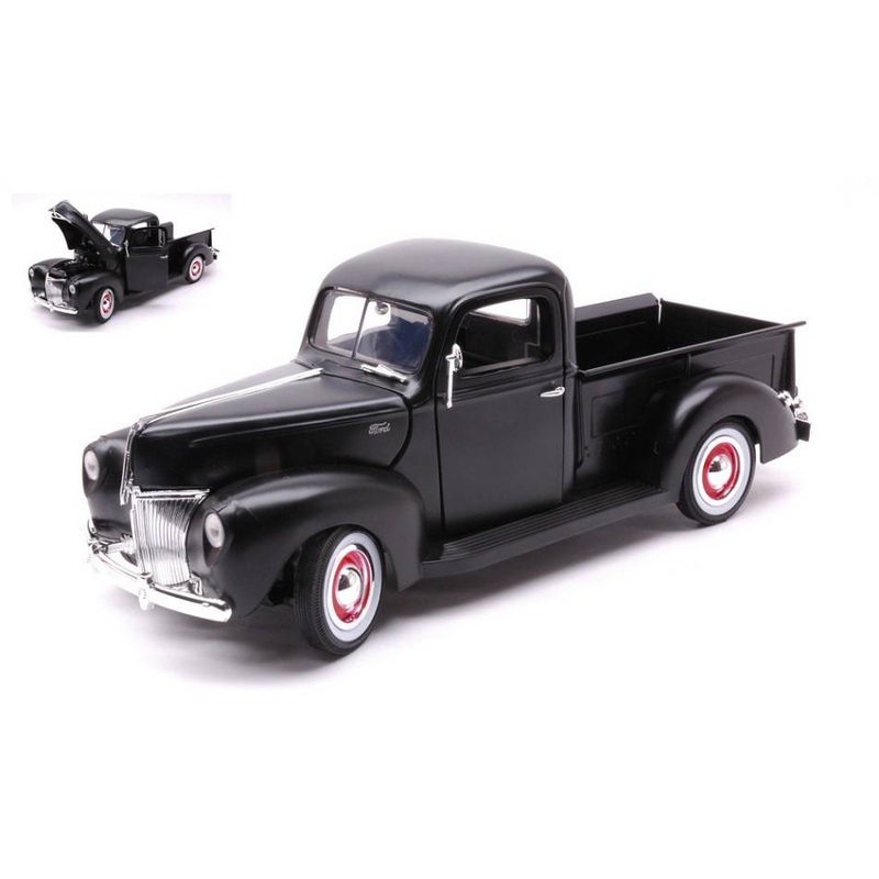 SCALE MODEL COMPATIBLE WITH FORD PICK UP 1940 MATT BLACK 1:18 MOTORMAX MTM73170MBK