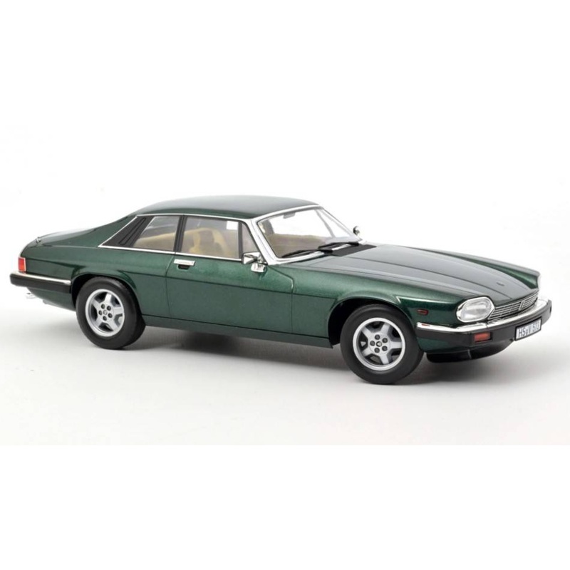 SCALE MODEL COMPATIBLE WITH JAGUAR XJ-S 5.3 HECOUPE' 1982 GREEN METALLIC 1:18 NOREV NV182620