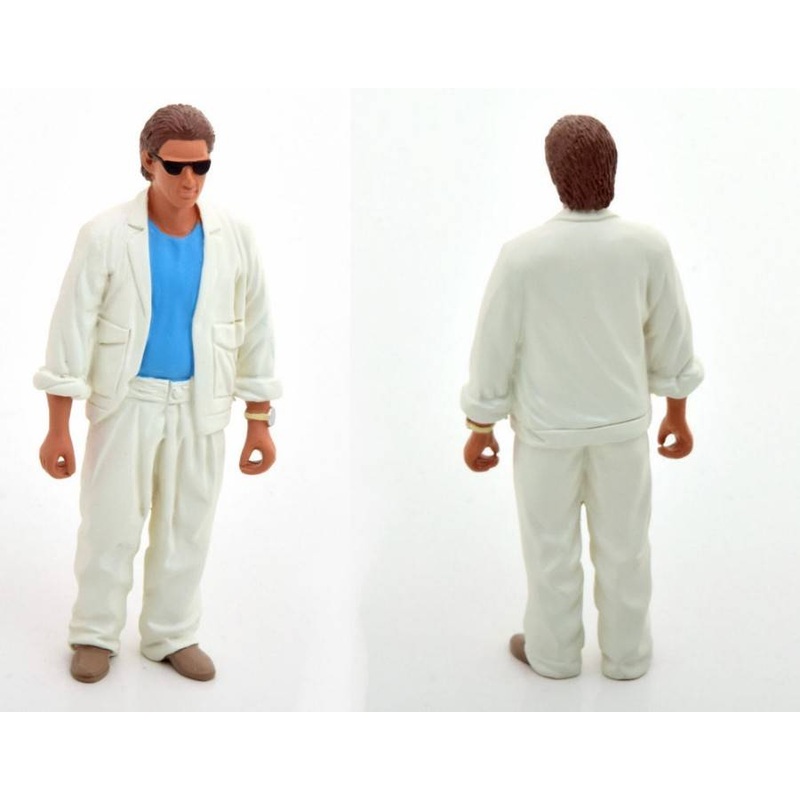 SCALE MODEL COMPATIBLE WITH JAMES SONNY FIGURE MIAMI VICE 1:18 KK SCALE KKFIG003