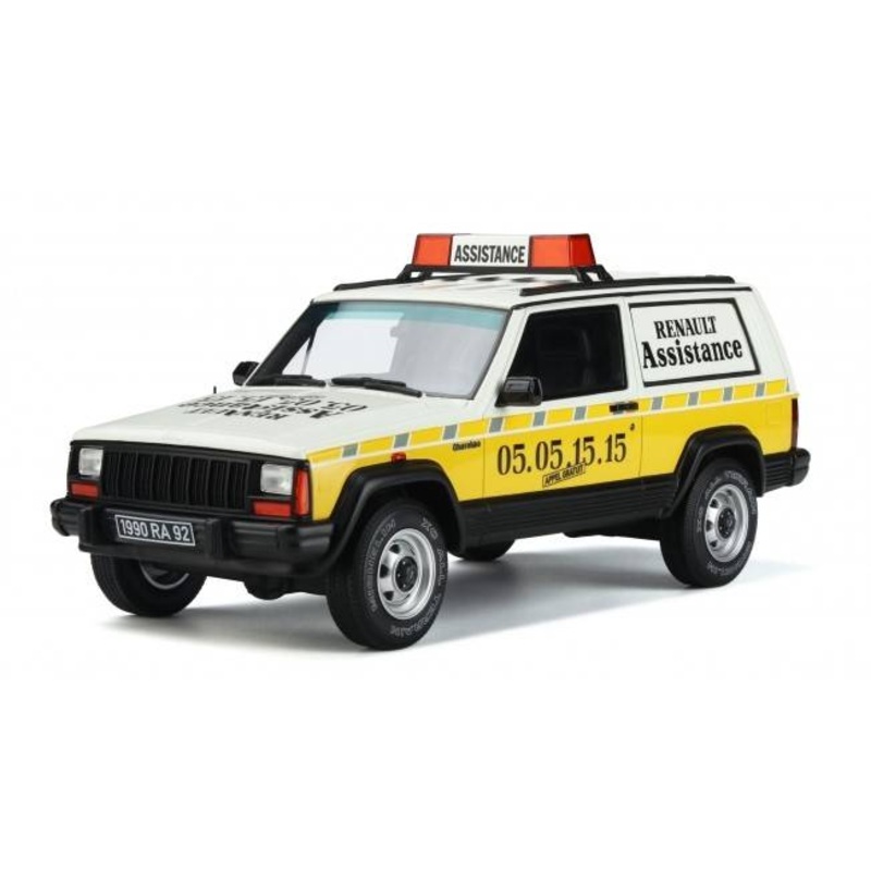 SCALE MODEL COMPATIBLE WITH JEEP CHEROKEE 1989 RENAULT ASSISTANCE 1:18 OTTOMOBILE OT939