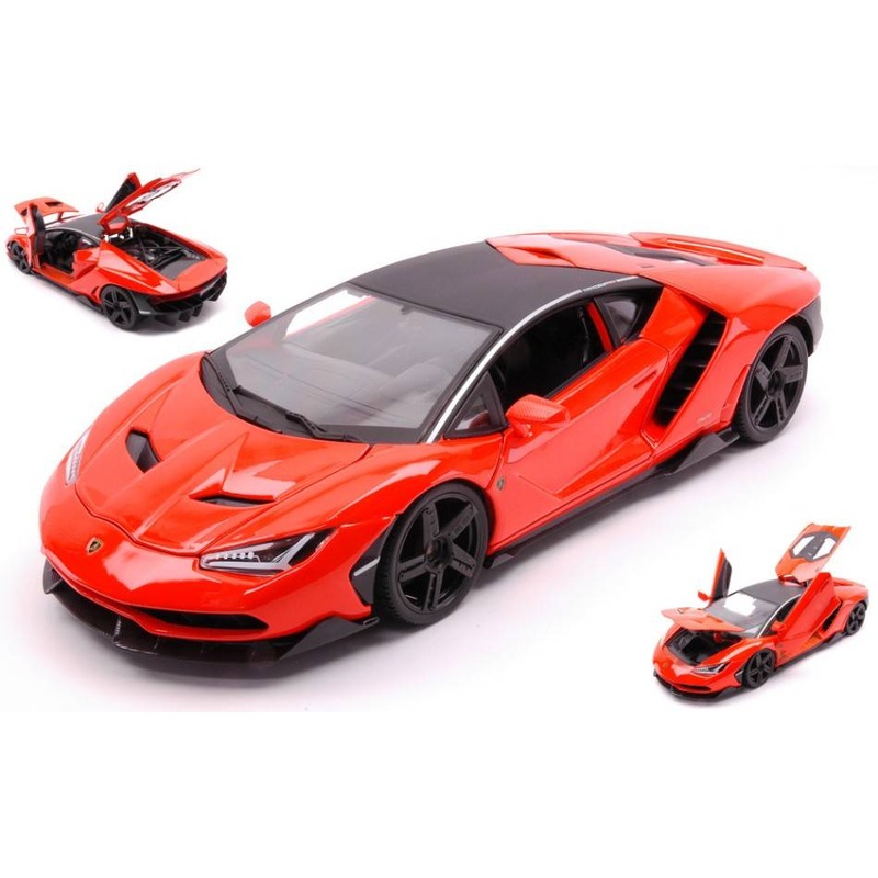 SCALE MODEL COMPATIBLE WITH LAMBORGHINI CENTENARIO LP 770-4 2016 ORANGE 1:18 MAISTO MI31386O