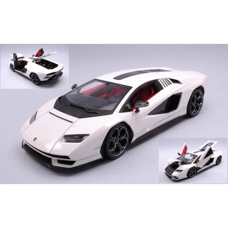 SCALE MODEL COMPATIBLE WITH LAMBORGHINI COUNTACH LPI 800-4 WHITE 1:18 MAISTO MI31459