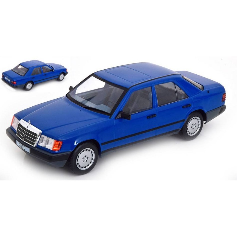 SCALE MODEL COMPATIBLE WITH MERCEDES 260 E (W124) 1984 DARK BLUE 1:18 MODELCARGROUP MCG18411