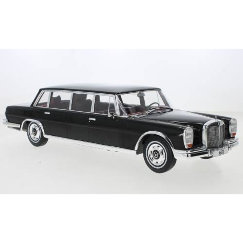 SCALE MODEL COMPATIBLE WITH MERCEDES 600 (W100) 1969 BLACK 1:18 MODELCARGROUP MCG18187