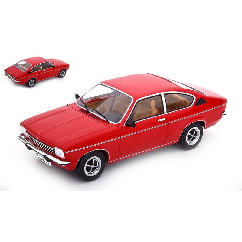 SCALE MODEL COMPATIBLE WITH OPEL KADETT C COUPE GT/E 1975 DARK RED 1:18 MODELCARGROUP MCG18192