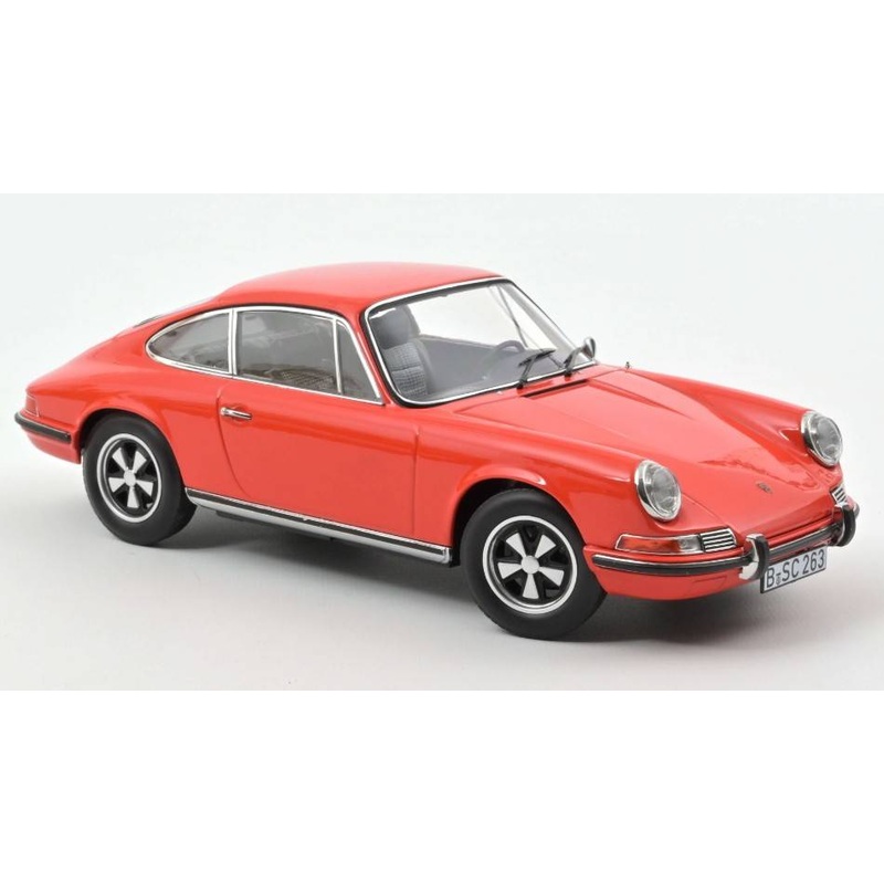 SCALE MODEL COMPATIBLE WITH PORSCHE 911 AND 1970 ORANGE 1:18 NOREV NV187628