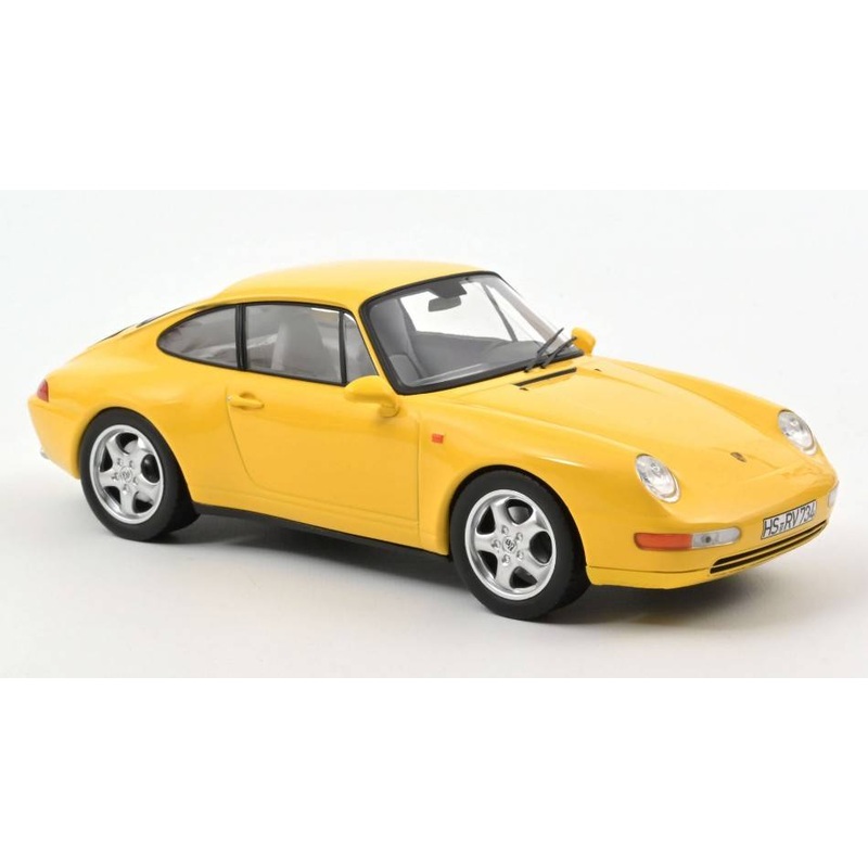SCALE MODEL COMPATIBLE WITH PORSCHE 911 CARRERA 1994 YELLOW 1:18 NOREV NV187596