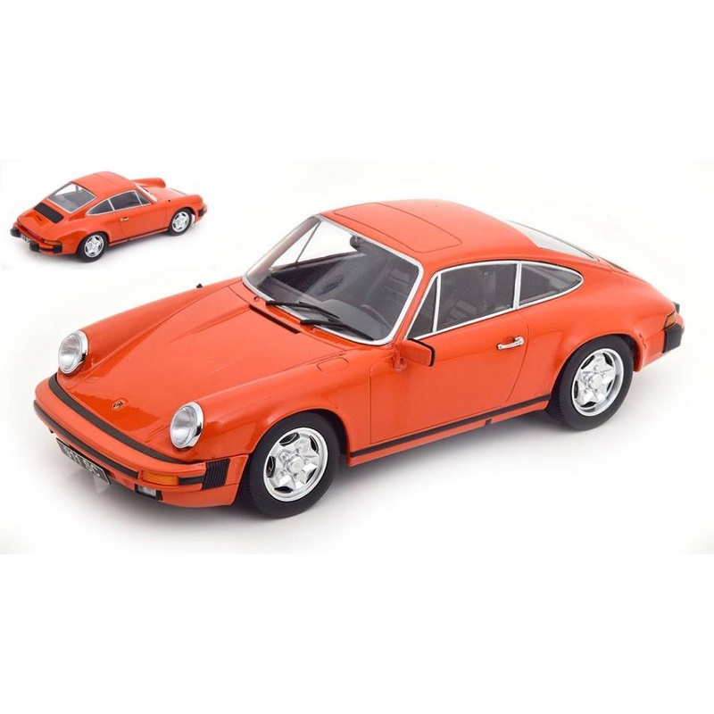 SCALE MODEL COMPATIBLE WITH PORSCHE 911 SC COUPE' 1978 ORANGE 1:18 KK SCALE KKDC180801
