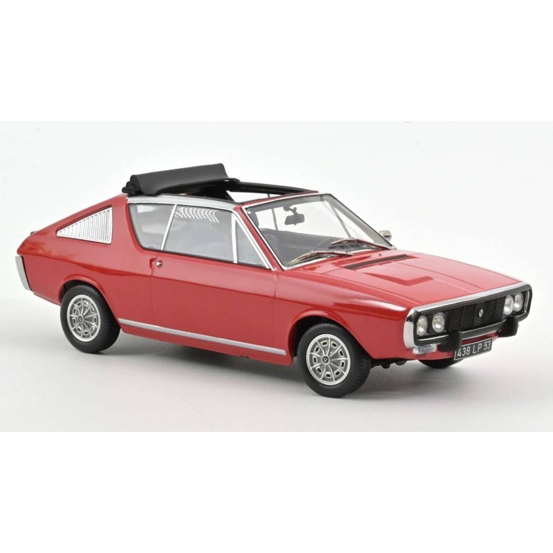 SCALE MODEL COMPATIBLE WITH RENAULT 17 GORDINI DECOUVRABLE 1975 RED 1:18 NOREV NV185371