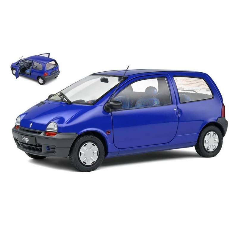 SCALE MODEL COMPATIBLE WITH RENAULT TWINGO MK1 1993 BLEU OUTREMER 1:18 SOLID SL1804004