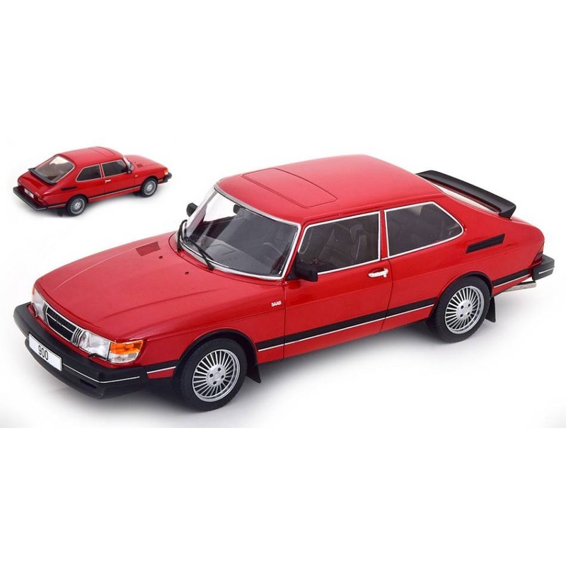 SCALE MODEL COMPATIBLE WITH SAAB 900 GL 1981 RED 1:18 MODELCARGROUP MCG18340