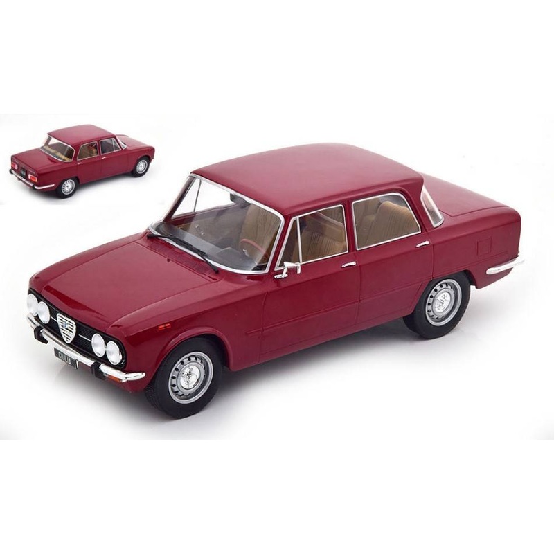 SCALE MODEL COMPATIBLE WITH ALFA ROMEO NUOVA GIULIA SUPER DARK RED 1:18 MODELCARGROUP MCG18308