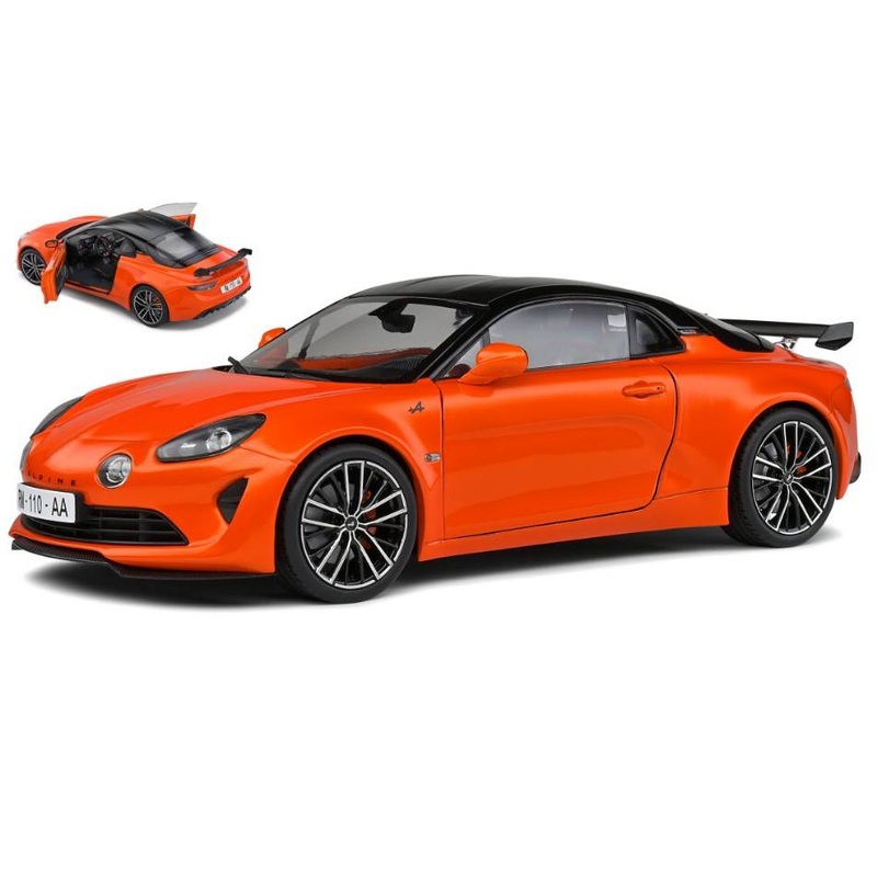 SCALE MODEL COMPATIBLE WITH ALPINE A110S 2022 FIRE ORANGE 1:18 SOLID SL1801617
