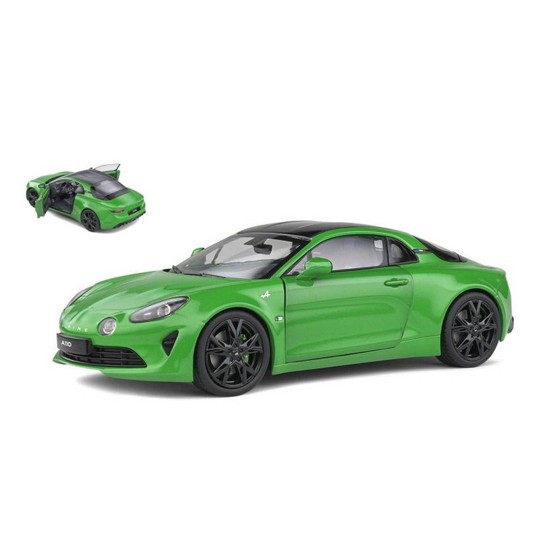 SCALE MODEL COMPATIBLE WITH ALPINE A110S HERITAGE COLORS VERT JARDIN 2021 1:18 SOLID SL1801610