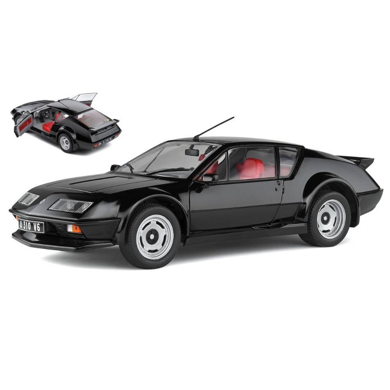SCALE MODEL COMPATIBLE WITH ALPINE A310 PACK GT 1983 BLACK 1:18 SOLID SL1801205