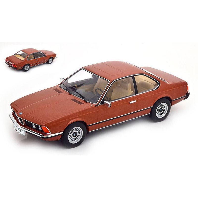 SCALE MODEL COMPATIBLE WITH BMW 6er (E24) BROWN METALLIC 1:18 MODELCARGROUP MCG18165