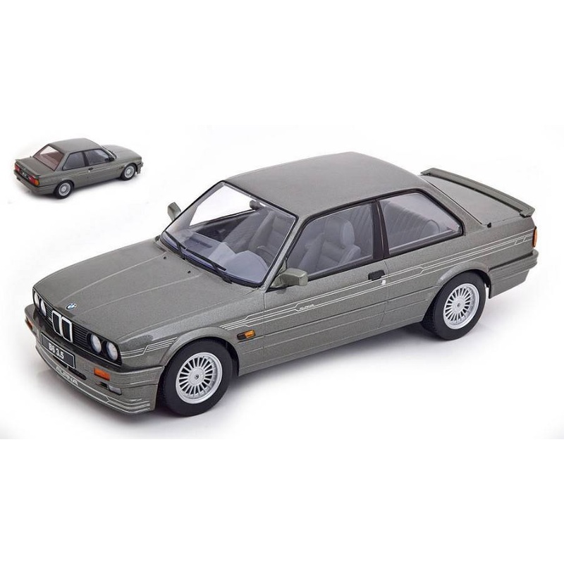 SCALE MODEL COMPATIBLE WITH BMW ALPINA B6 3.5 E30 1988 GRAY METALLIC 1:18 KK SCALE KKDC180703